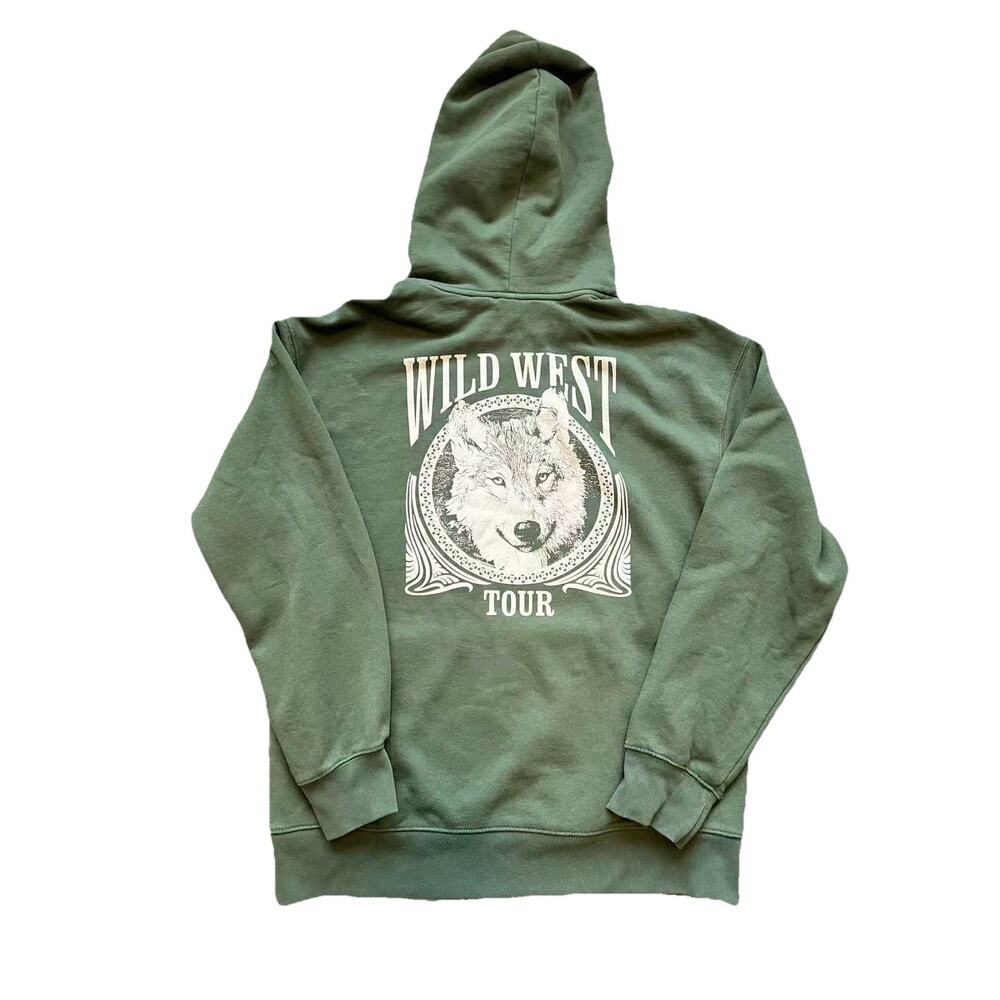 Levis Hoodie Sweatshirt Mens M Green Levi Strauss & Co Logo Pullover Handpicked